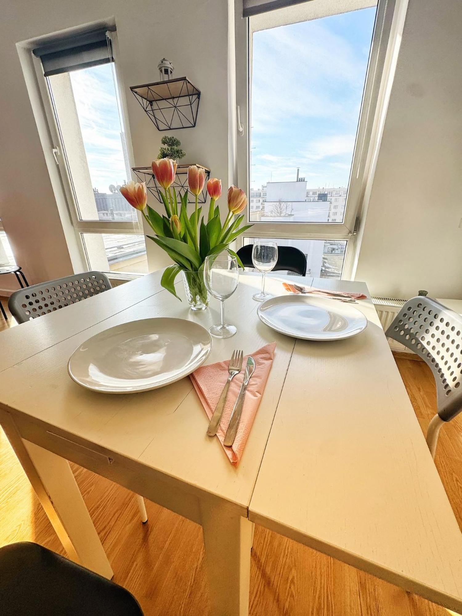 Hoza Apartament Studio W Centrum Warszawy Varsó Kültér fotó